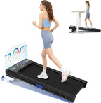 TRAILVIBER Under-Desk Walking Treadmill – Blue