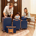 Cobens HLG-5PCS-PorscheBlue Luggage Set – 5 Piece Sets (20/24/28/DB/TB), Blue – Blue / 5 Piece Sets (20/24/28/DB/TB) – product detail
