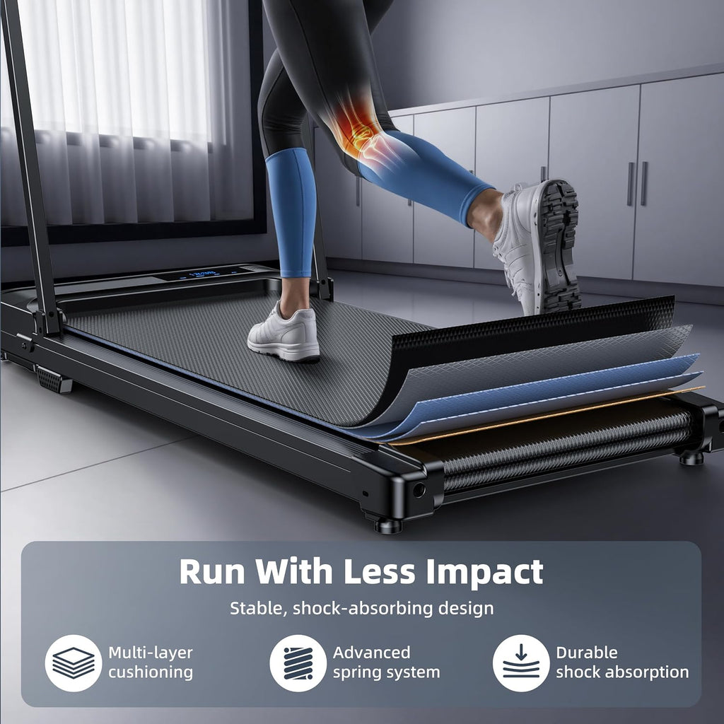 Ulfario LF-X2DF Walking Treadmill – Deep Black – product detail