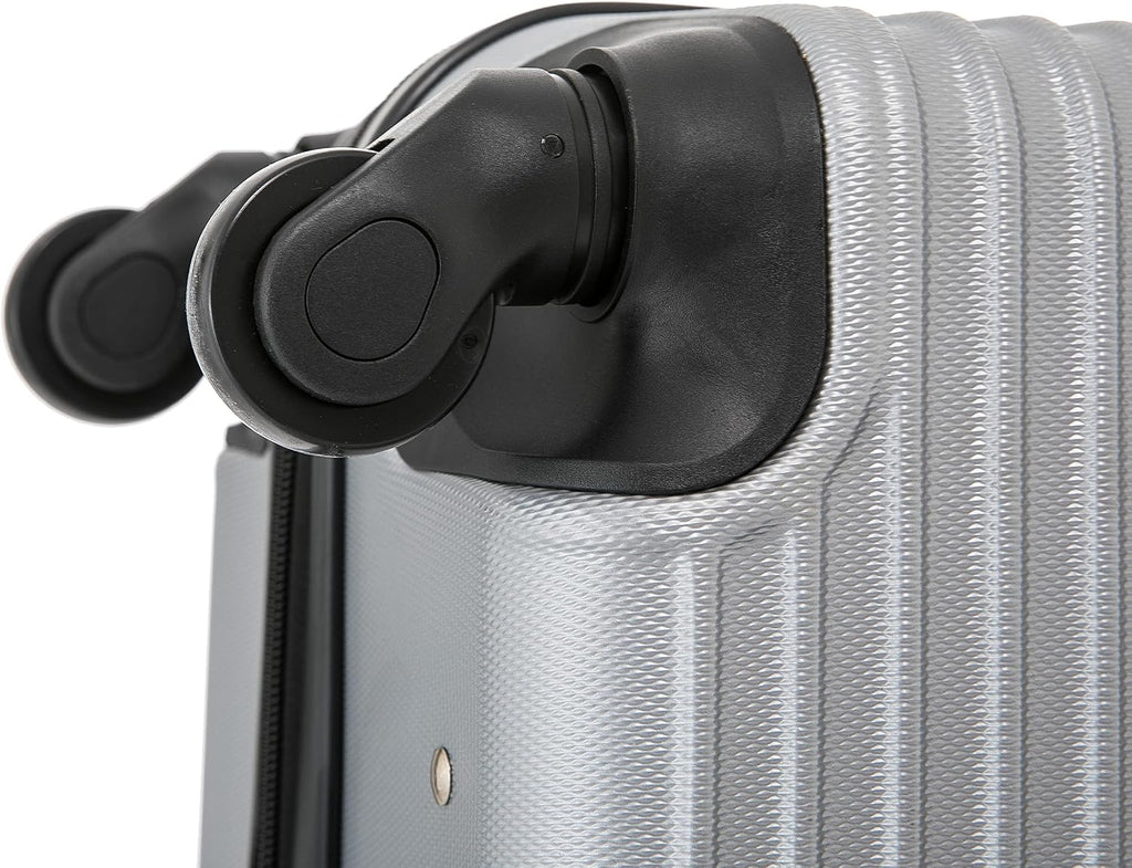 InUSA IURES00M-SIL Hardside Suitcase – 24 Inch, Silver – Silver / 24 Inch – product detail