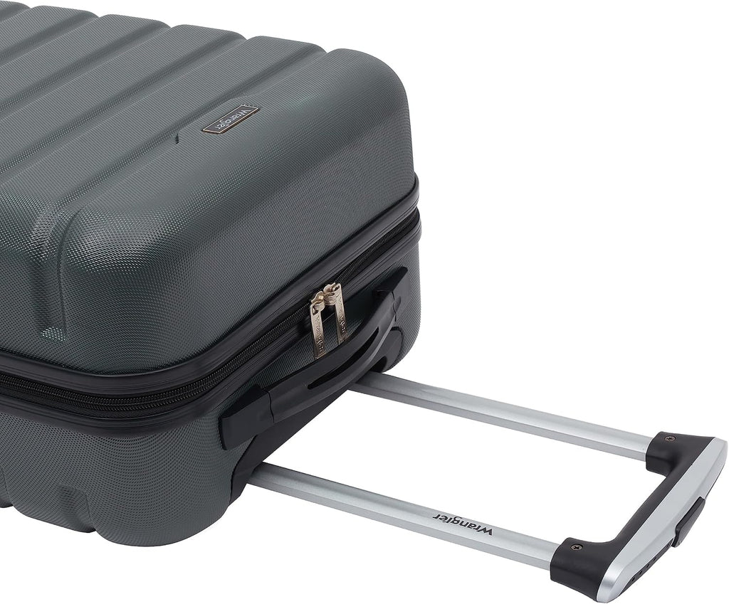 Wrangler Hardside Spinner Carry-On Suitcase – Olive – product detail