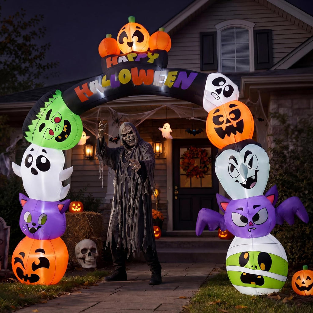 Joiedomi JOI-LZ-30612 8-Foot Halloween Pumpkin Archway Inflatable – Multicolor – product detail