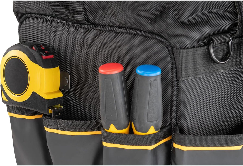 DEWALT DWST560104 20-Inch Wide-Mouth Tool Bag – Black, Yellow – product detail