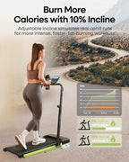HADMAX H100 Walking Treadmill – Chartreuse – product detail