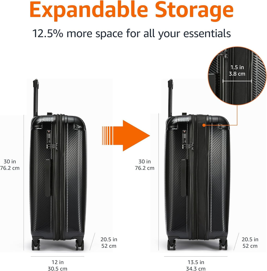Amazon Basics Hardside Suitcase – product detail