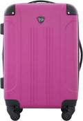 Travelers Club Hardside Carry-On Suitcase – 1-Piece (22" Carry-On), Fuchsia