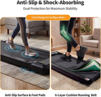 NEWBULIG PBJ-P01-V2 Under-Desk Walking Treadmill – Black – Black / No handle – product detail