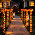 Viewpick VPK-74 6-Pack Solar Pumpkin Chain Stake Lights – Orange