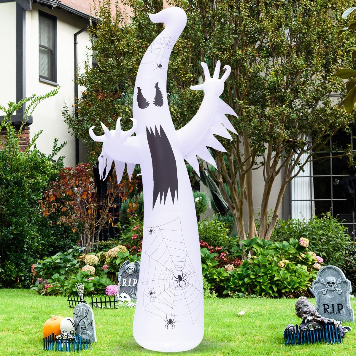 GOOSH 69259-12-A 12-Foot Halloween Ghost Inflatable – red – product detail