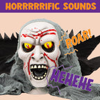 JOYIN 11577 Lighted Halloween Zombie Groundbreaker with Sound – Grey and Black – product detail