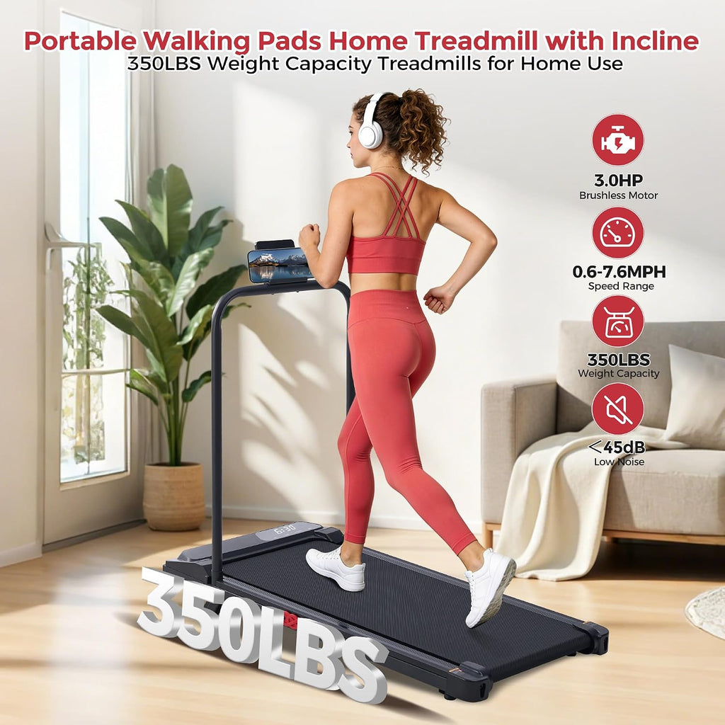 MCRG V300-J3Y Under-Desk Walking Treadmill – BLACK-K2 – product detail