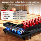 CHAOKE Under-Desk Walking Treadmill – Black-Red – product detail