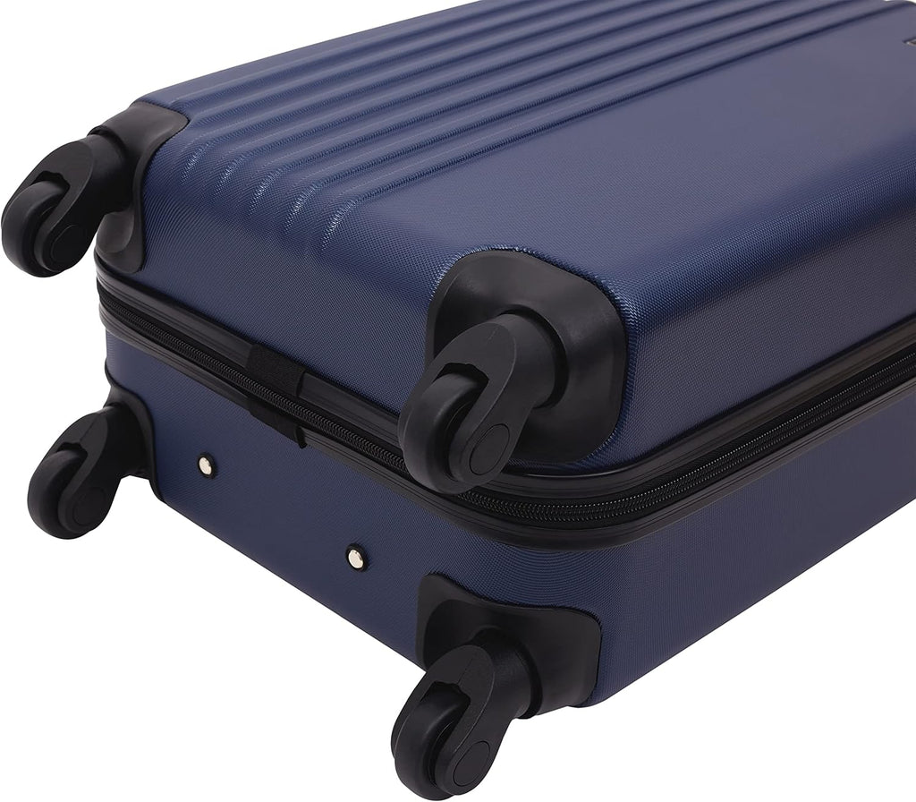 Travelers Club TBF-A1620-410 Suitcase – 1-Piece (20-Inch), Navy Blue – Navy Blue / 1-Piece (20-Inch) – product detail