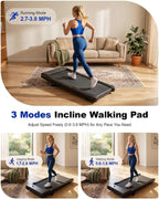 MJWW AA Under-Desk Walking Treadmill – Charcoal Black – product detail