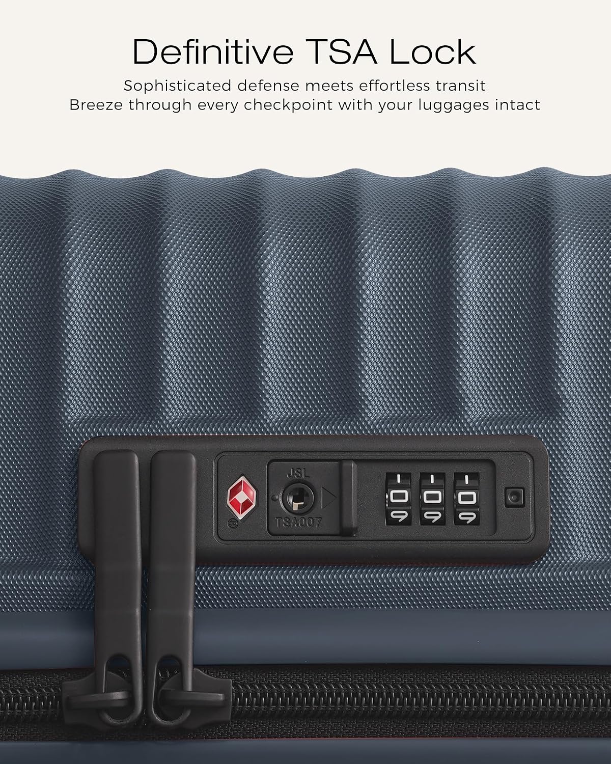 Coolife CLUS01001 Hardside Luggage Set – 3-Piece Set (20/24/28), Navy – Navy / 3-Piece Set (20/24/28) – product detail