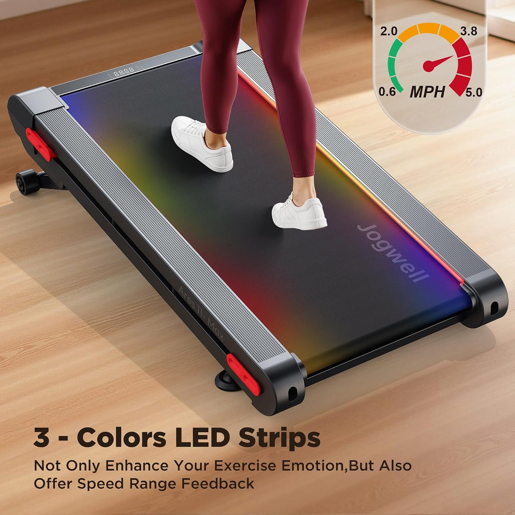 JOGWELL Ares 11 Walking Treadmill – X-Large, Black – Black / X-Large – product detail