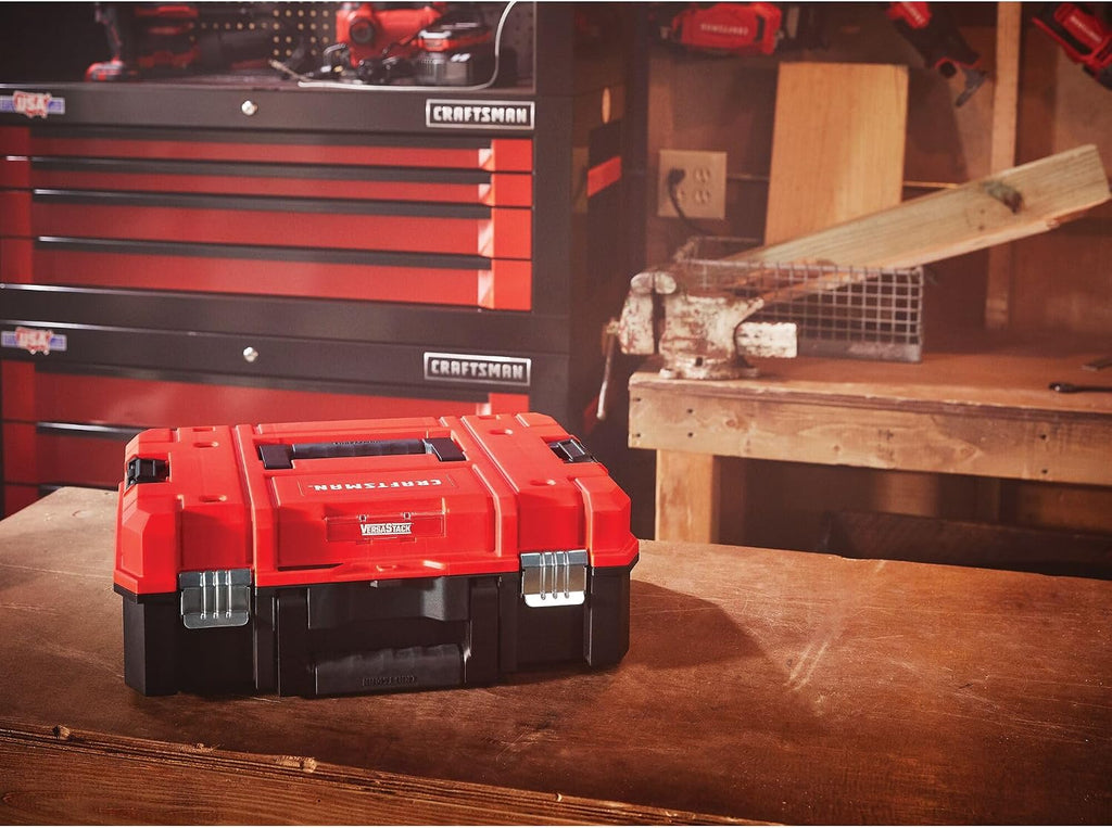 CRAFTSMAN CMST17830 17-Inch VERSASTACK Stackable Tool Box – red – product detail