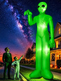 zukakii QM-WS-026 12-Foot Halloween Alien Inflatable – green