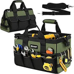 UUP TB01-BLGN-01 16-Pocket Oxford Tool Bag – 15.5 Inch, Green