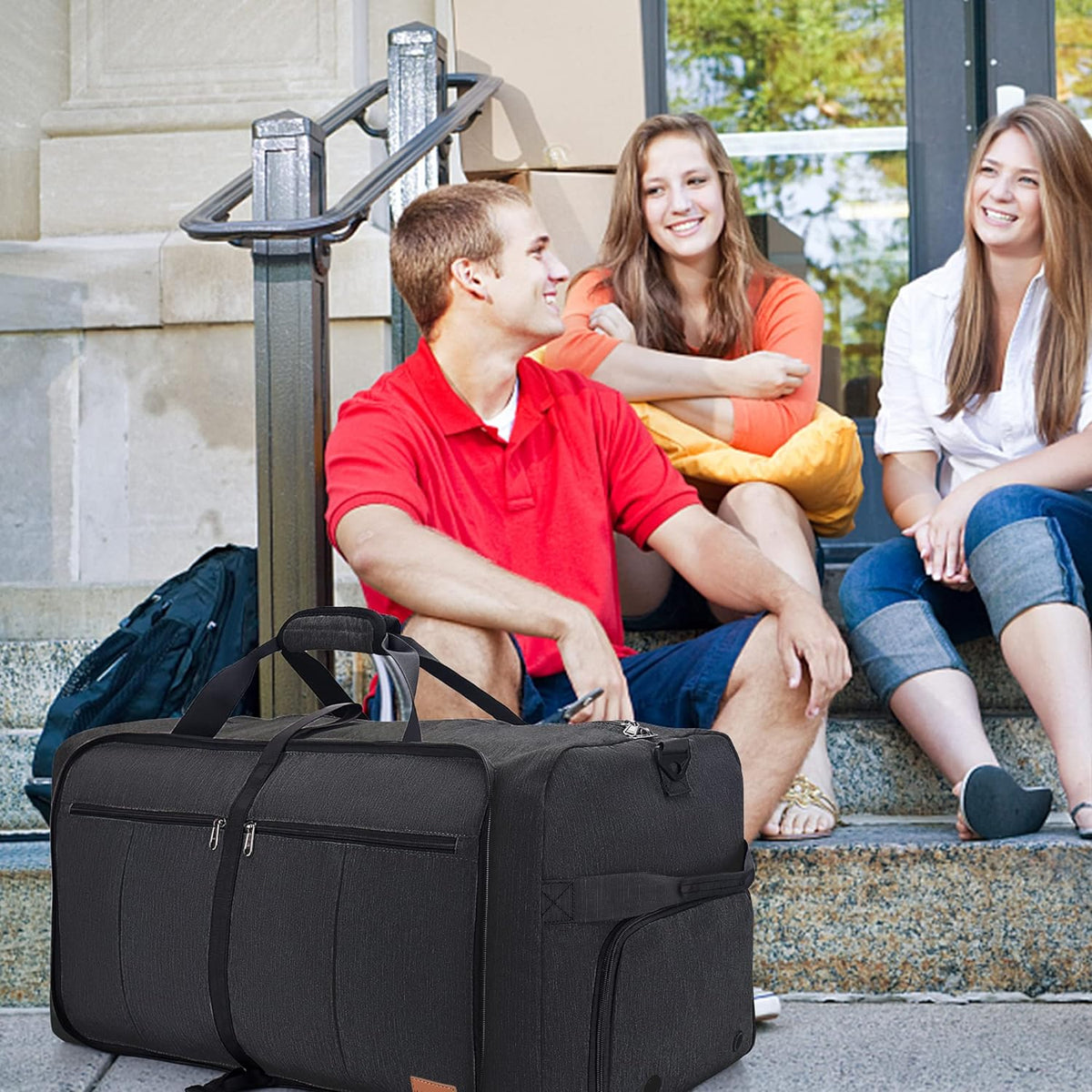Urtala Foldable Travel Duffel Bag – 100L, Black – Black / 100L – product detail