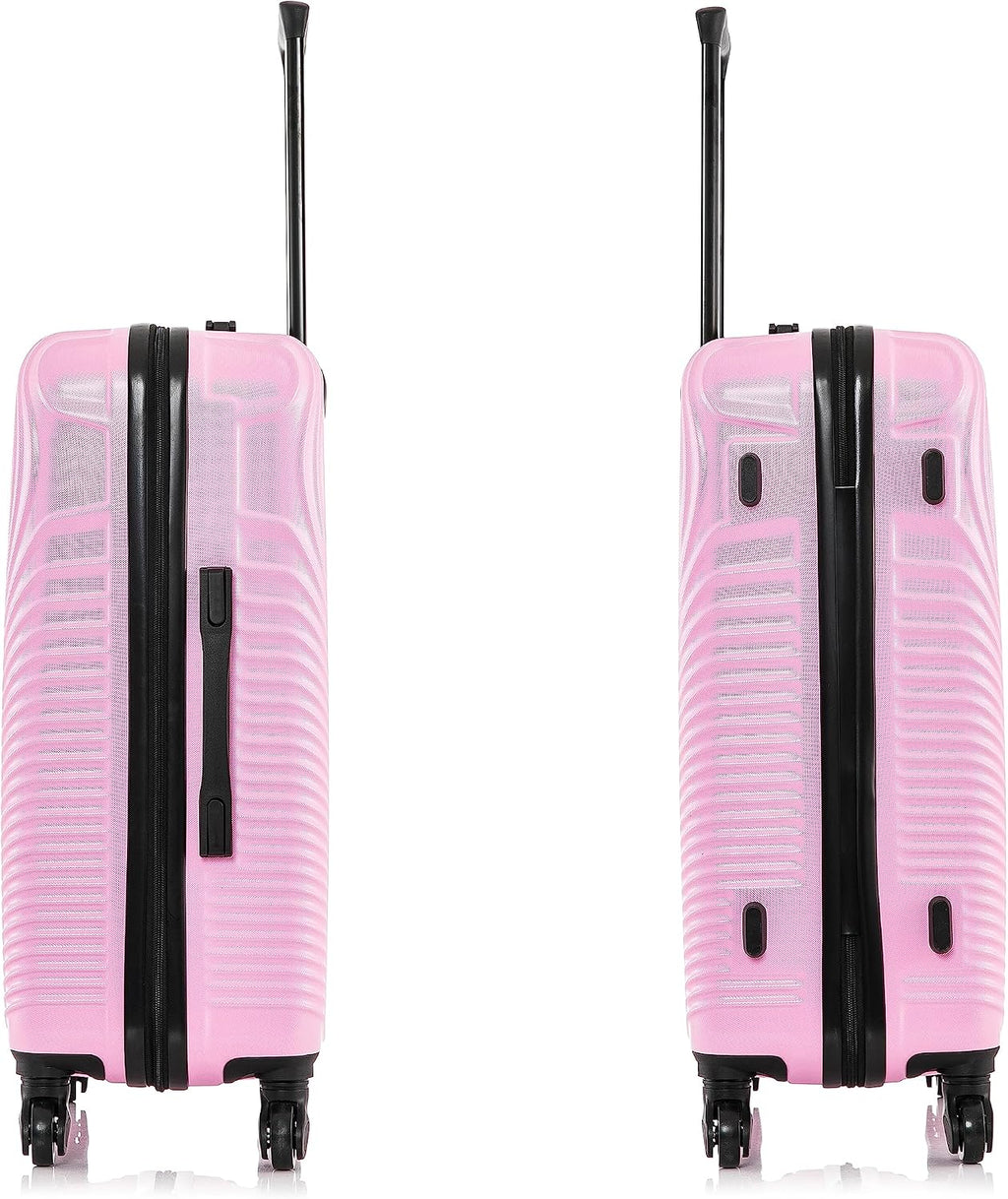 DUKAP DKINC00M-PNK Hardside Suitcase – 24 Inch, Pink – Pink / 24 Inch – product detail