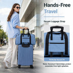 CONCEPTEN C3-ABS5PCS-BU Hardside Luggage Set – 5PCS, Blue – Blue / 5PCS – product detail