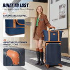 Cosbarn ZYK001 Hardside Luggage Set – Large, PorscheBlue – product detail