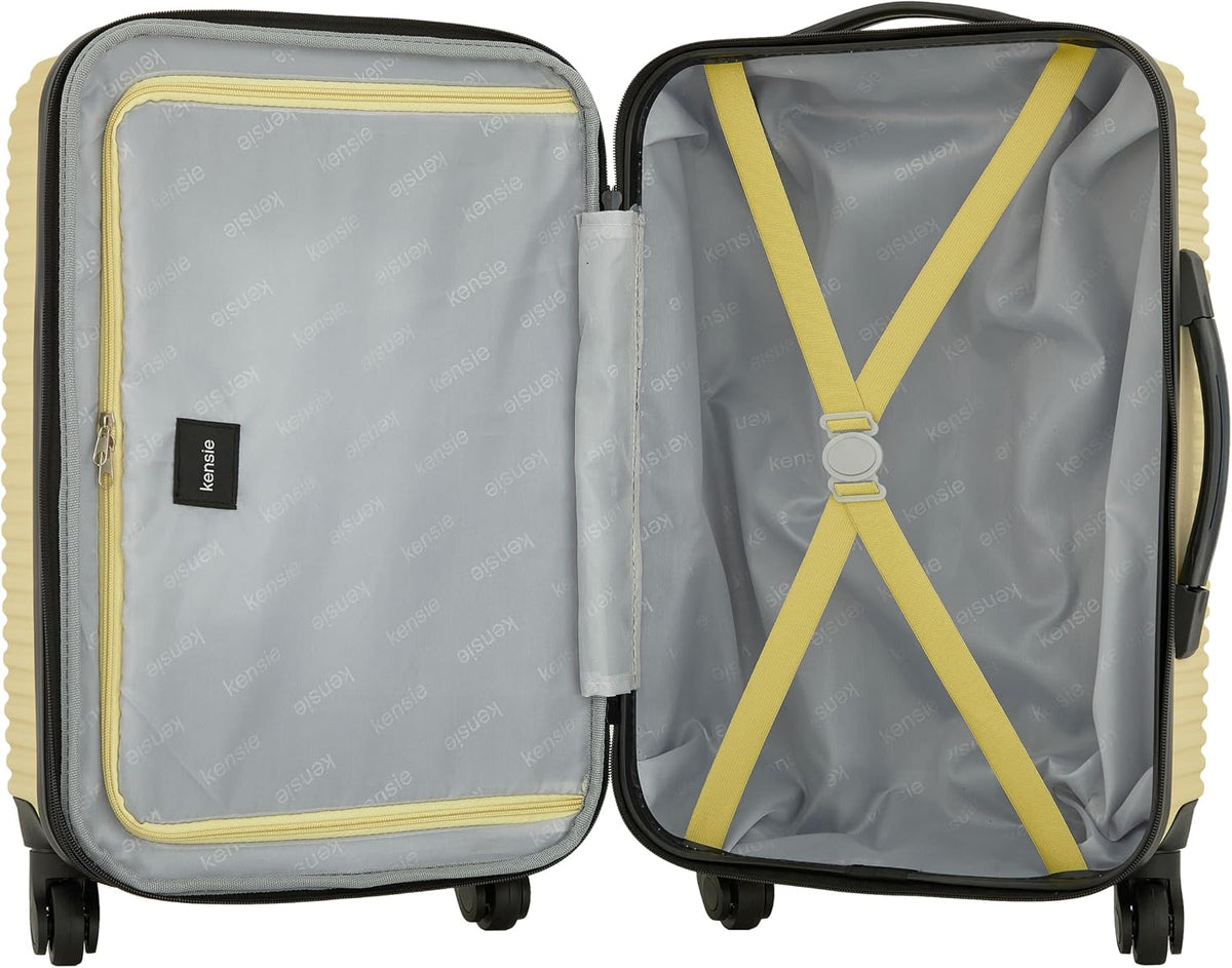 kensie KN-70720-EX-730 Carry-On Suitcase – 20" (Carry-On, Single Piece), Dried Moss – Dried Moss / 20" (Carry-On, Single Piece) – product detail