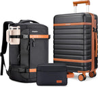 Velaybor LUG190602# Luggage Set – 3 Piece Set (20inch), Black