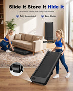 MJWW AA Under-Desk Walking Treadmill – Charcoal Black – product detail