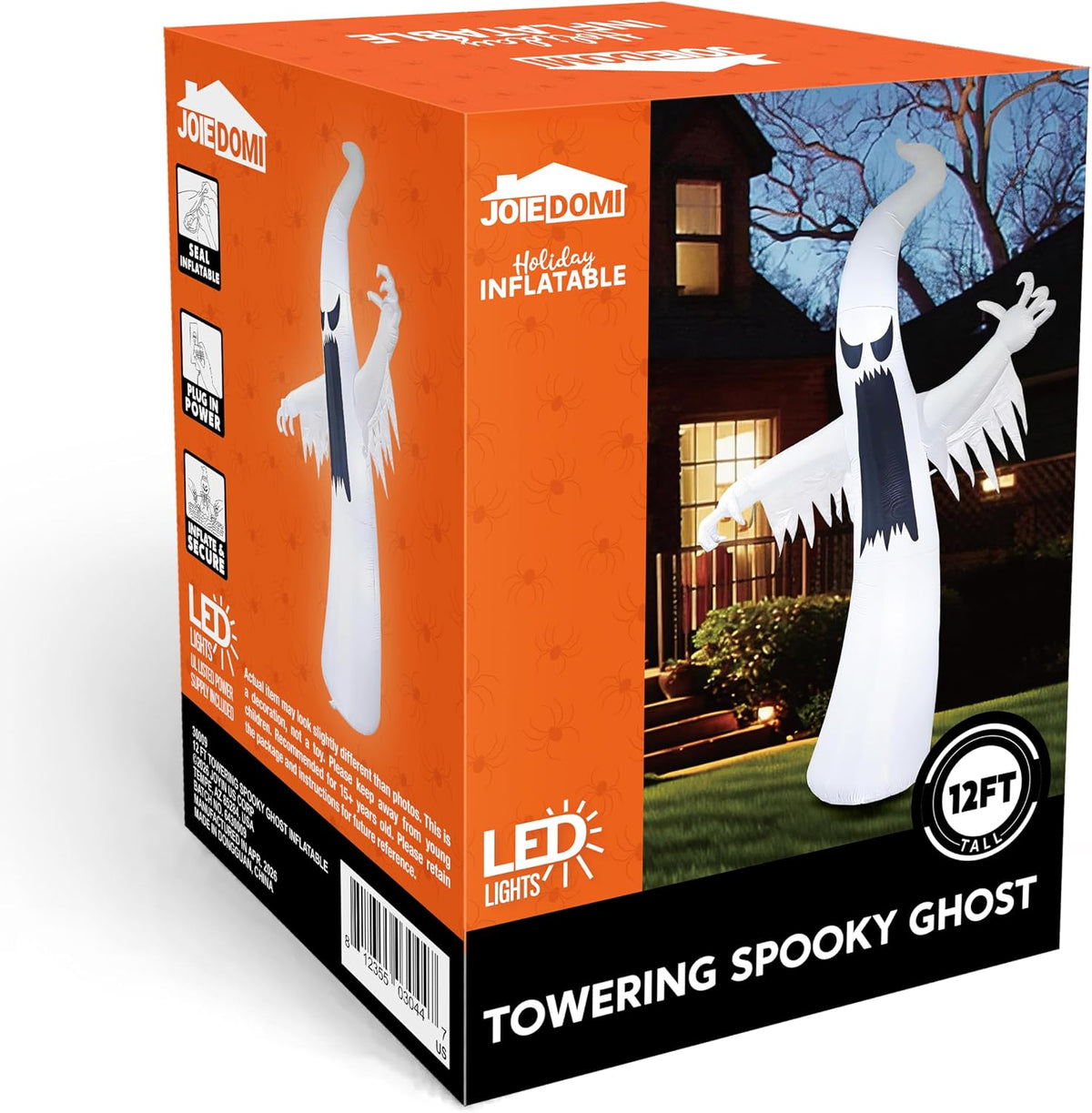 Joiedomi 30009 12-Foot Halloween Ghost Inflatable – White – product detail