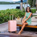 MIUSSE MAX 2452B Luggage Set – 3 piece set (20inch), Pink – Pink / 3 piece set (20inch) – product detail