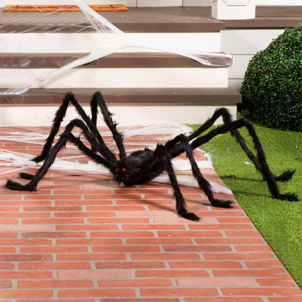 JOYIN SC-SP01 Adjustable-Leg Halloween Spider Decoration – Black – product detail