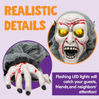 JOYIN 11577 Lighted Halloween Zombie Groundbreaker with Sound – Grey and Black – product detail
