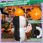 SHDEJTG 5-Foot Halloween Pumpkin & Zombie Inflatable – WHITE – product detail