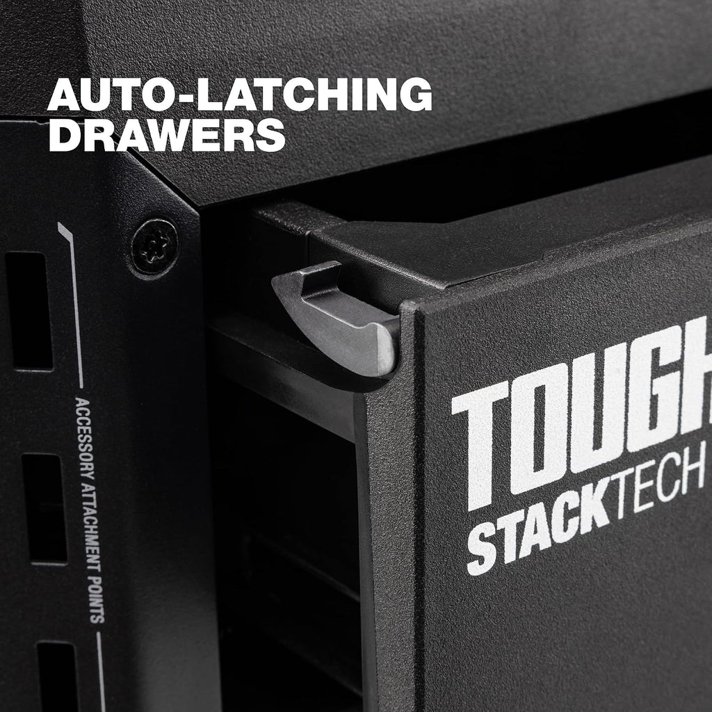 ToughBuilt TB-B1-D-70-3 StackTech XL 3-Drawer Tool Box – 3 Drawer, Black – 3 Drawer / Black – product detail