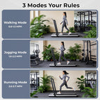 KMFurnila PBJ-FS01-SR2 Walking Treadmill – Steel Silver – product detail