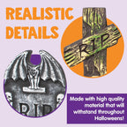 JOYIN 10519 5-Pack 17-Inch Foam Halloween Tombstones – 17 inches, Multicolor – Multicolor / 17 inches – product detail