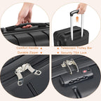 Sweetcrispy V2-2LG-28BK Hardside Suitcase – 28 Inch, Black – Black / 28 Inch – product detail