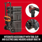 CRAFTSMAN CMST60420 VERSASTACK XL Rolling Storage Tower with Adapter – Black, Red – product detail