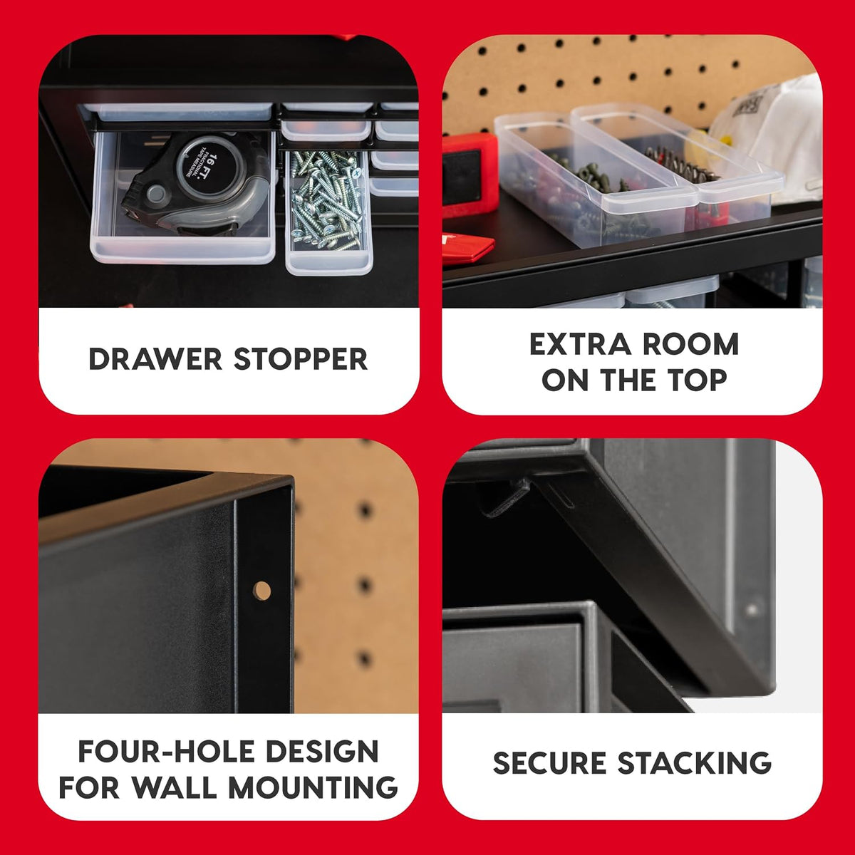 IRIS USA 587657 26-Drawer Parts and Craft Organizer – 26 Drawer, Black – Black / 26 Drawer – product detail