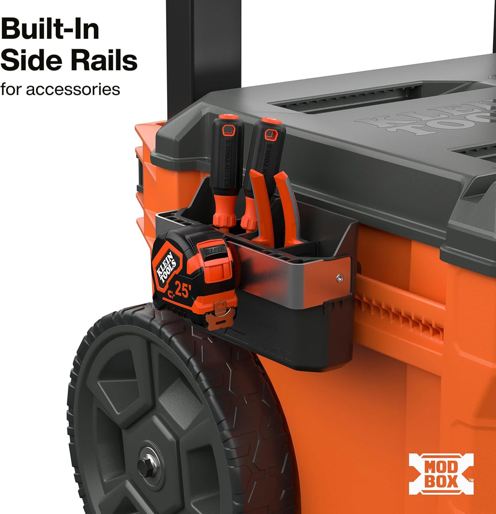 KLEIN TOOLS 54890MB MODbox 3-Drawer Rolling Tool Box – Three Drawer Rolling Toolbox, Orange – Three Drawer Rolling Toolbox / Orange – product detail