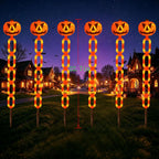 Viewpick VPK-74 6-Pack Solar Pumpkin Chain Stake Lights – Orange – product detail