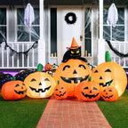 Joiedomi 30003 7-Foot Halloween Pumpkin & Witch's Cat Inflatable – 7FT, Traditional Halloween Orange – Traditional Halloween Orange / 7FT – product detail