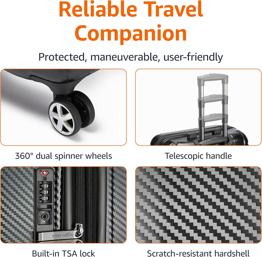 Amazon Basics Hardside Suitcase – product detail