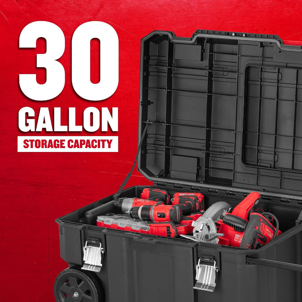 CRAFTSMAN CMST17870 30-Gallon VERSASTACK Rolling Tool Chest – Black, Red – product detail