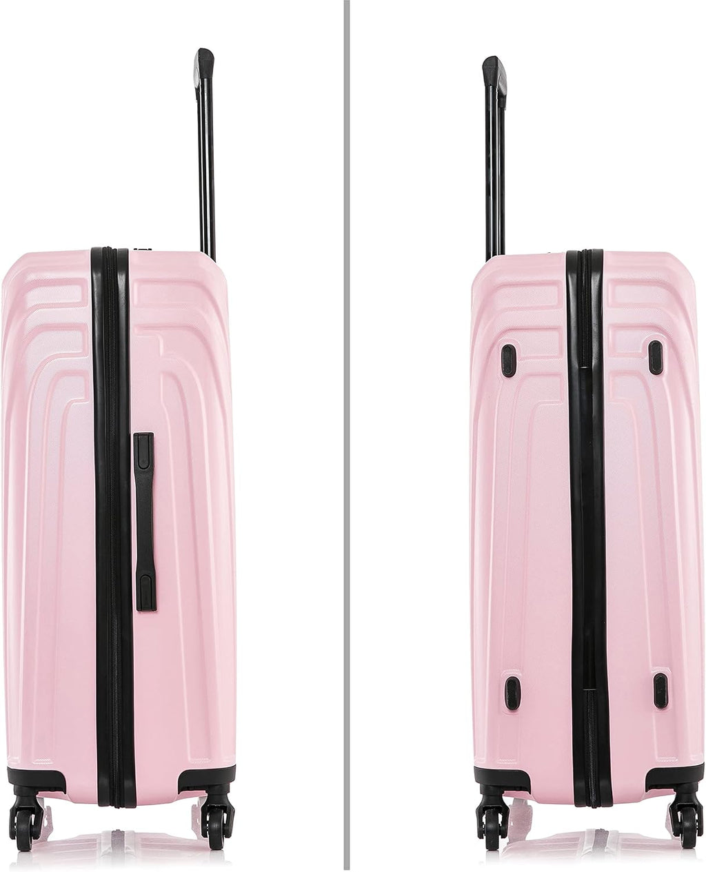 InUSA IUVAS00M-PNK Hardside Suitcase – 24 Inch, Pink – Pink / 24 Inch – product detail