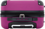 Travelers Club Hardside Carry-On Suitcase – 1-Piece (22" Carry-On), Fuchsia – Fuchsia / 1-Piece (22" Carry-On) – product detail
