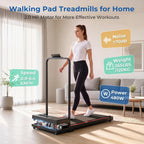 Qyraenix 930ZF Under-Desk Walking Treadmill – Red – product detail