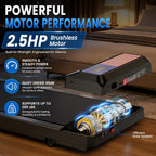 KibyBte 1 Under-Desk Walking Treadmill – Black – product detail